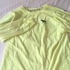Yellow long sleeve tee shirt